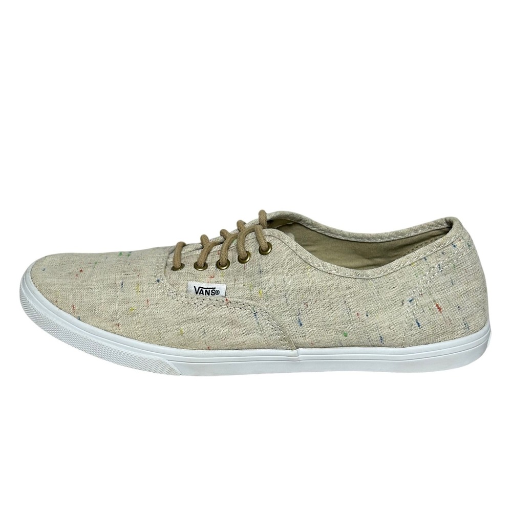 Vans Authentic Lo Pro Casual Sneakers Tan‎ Speckled Womens Size 9.5